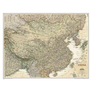 National Geographic mapa estilo antigo China