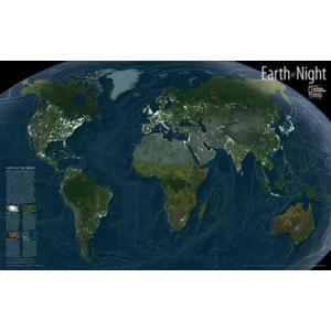 National Geographic Mapa de parede - Terra à Noite