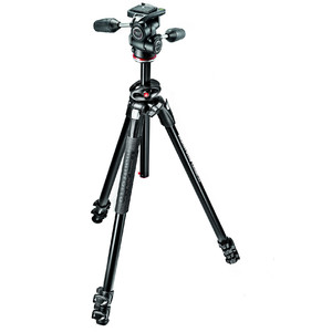 Manfrotto Tripé de alumínio MK290DUA3-3W with 3-way tilt unit