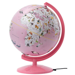 TROIKA Globo Wildlife World Light Pink 25cm