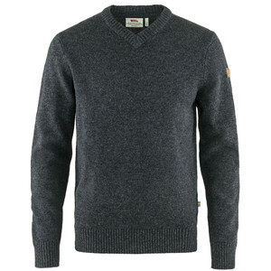 Fjällräven Övik V-neck Sweater M, 030 Dark Grey, Gr. L